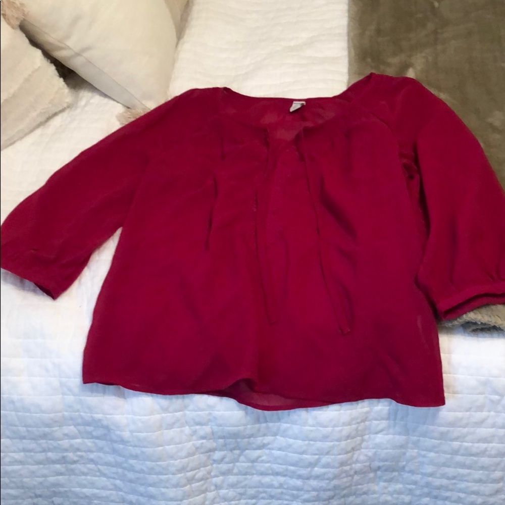 Fushia old navy blouse